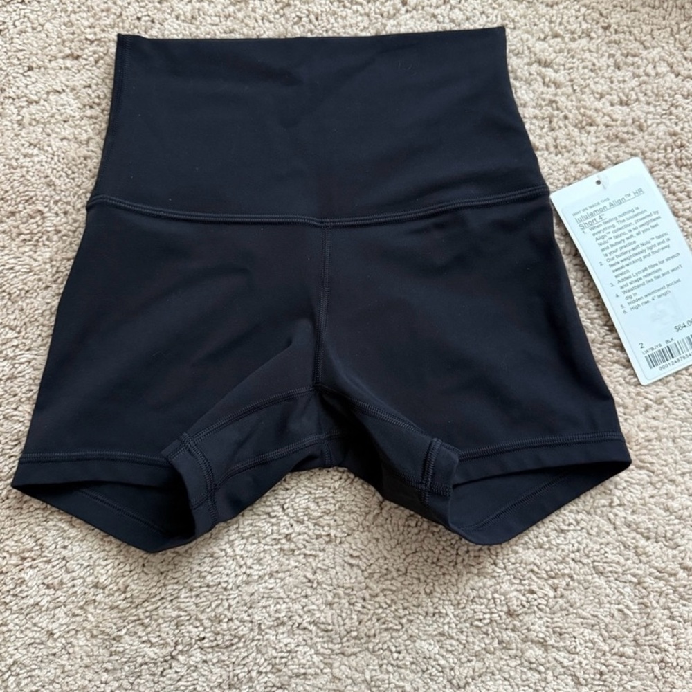 Lululemon Align High Rise Shorts 4”